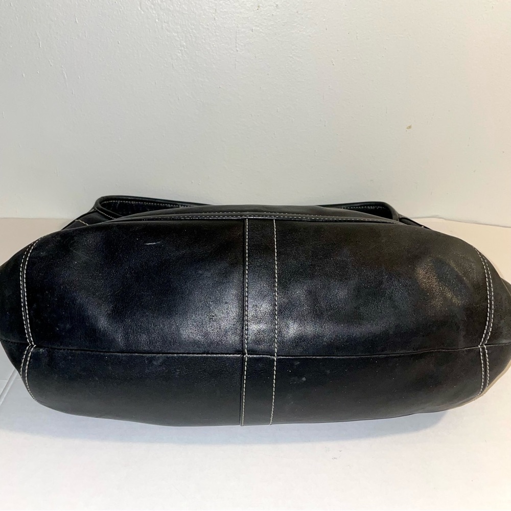 Coach Ergo Legacy Black Leather Shoulder Bag - Picture 4 of 11
